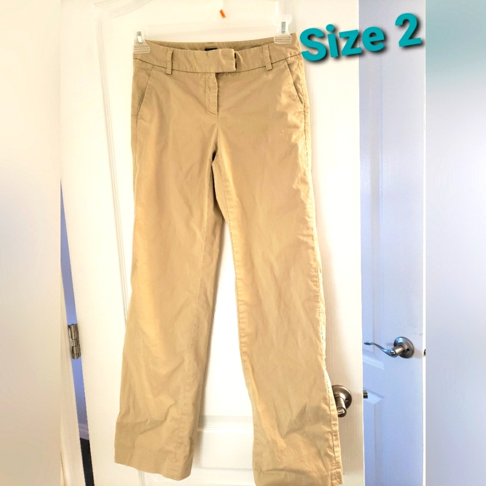 Express Tan Straight Leg Pants